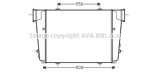 AVA QUALITY COOLING Интеркулер MN4060